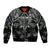 Custom New Zealand Silver Fern Rugby Bomber Jacket All Black Since 1892 Aotearoa Moko Maori - Wonder Print Shop