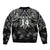 Custom New Zealand Silver Fern Rugby Bomber Jacket All Black Since 1892 Aotearoa Moko Maori - Wonder Print Shop