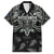 Custom New Zealand Silver Fern Rugby Family Matching Long Sleeve Bodycon Dress and Hawaiian Shirt All Black Since 1892 Aotearoa Moko Maori - Wonder Print Shop