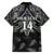 Custom New Zealand Silver Fern Rugby Family Matching Long Sleeve Bodycon Dress and Hawaiian Shirt All Black Since 1892 Aotearoa Moko Maori - Wonder Print Shop