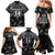 Custom New Zealand Silver Fern Rugby Family Matching Mermaid Dress and Hawaiian Shirt All Black Since 1892 Aotearoa Moko Maori - Wonder Print Shop