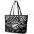 Custom New Zealand Silver Fern Rugby Leather Tote Bag All Black Since 1892 Aotearoa Moko Maori - Wonder Print Shop