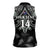 Custom New Zealand Silver Fern Rugby Women Sleeveless Polo Shirt All Black Since 1892 Aotearoa Moko Maori - Wonder Print Shop