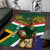 Custom South Africa Rugby Area Rug 2024 Go Springboks Mascot African Pattern - Wonder Print Shop