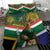 Custom South Africa Rugby Bedding Set 2024 Go Springboks Mascot African Pattern - Wonder Print Shop