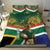 Custom South Africa Rugby Bedding Set 2024 Go Springboks Mascot African Pattern - Wonder Print Shop