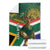 Custom South Africa Rugby Blanket 2024 Go Springboks Mascot African Pattern