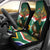 Custom South Africa Rugby Car Seat Cover 2024 Go Springboks Mascot African Pattern - Wonder Print Shop