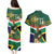 Custom South Africa Rugby Couples Matching Puletasi and Hawaiian Shirt 2024 Go Springboks Mascot African Pattern - Wonder Print Shop