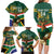 Custom South Africa Rugby Family Matching Long Sleeve Bodycon Dress and Hawaiian Shirt 2024 Go Springboks Mascot African Pattern - Wonder Print Shop