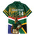 Custom South Africa Rugby Family Matching Long Sleeve Bodycon Dress and Hawaiian Shirt 2024 Go Springboks Mascot African Pattern - Wonder Print Shop