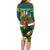 Custom South Africa Rugby Family Matching Long Sleeve Bodycon Dress and Hawaiian Shirt 2024 Go Springboks Mascot African Pattern - Wonder Print Shop