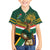 Custom South Africa Rugby Family Matching Long Sleeve Bodycon Dress and Hawaiian Shirt 2024 Go Springboks Mascot African Pattern - Wonder Print Shop