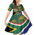 Custom South Africa Rugby Family Matching Mermaid Dress and Hawaiian Shirt 2024 Go Springboks Mascot African Pattern - Wonder Print Shop