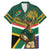 Custom South Africa Rugby Family Matching Mermaid Dress and Hawaiian Shirt 2024 Go Springboks Mascot African Pattern - Wonder Print Shop