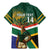 Custom South Africa Rugby Family Matching Mermaid Dress and Hawaiian Shirt 2024 Go Springboks Mascot African Pattern - Wonder Print Shop