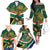 Custom South Africa Rugby Family Matching Off The Shoulder Long Sleeve Dress and Hawaiian Shirt 2024 Go Springboks Mascot African Pattern - Wonder Print Shop