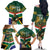 Custom South Africa Rugby Family Matching Off The Shoulder Long Sleeve Dress and Hawaiian Shirt 2024 Go Springboks Mascot African Pattern - Wonder Print Shop