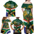 Custom South Africa Rugby Family Matching Off Shoulder Maxi Dress and Hawaiian Shirt 2024 Go Springboks Mascot African Pattern - Wonder Print Shop