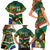 Custom South Africa Rugby Family Matching Short Sleeve Bodycon Dress and Hawaiian Shirt 2024 Go Springboks Mascot African Pattern - Wonder Print Shop