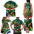 Custom South Africa Rugby Family Matching Tank Maxi Dress and Hawaiian Shirt 2024 Go Springboks Mascot African Pattern - Wonder Print Shop