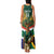 Custom South Africa Rugby Family Matching Tank Maxi Dress and Hawaiian Shirt 2024 Go Springboks Mascot African Pattern - Wonder Print Shop