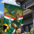 Custom South Africa Rugby Garden Flag 2024 Go Springboks Mascot African Pattern - Wonder Print Shop