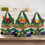 Custom South Africa Rugby Grocery Bag Go Springboks Mascot African Pattern