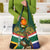 Custom South Africa Rugby Grocery Bag Go Springboks Mascot African Pattern