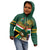 Custom South Africa Rugby Kid Hoodie 2024 Go Springboks Mascot African Pattern - Wonder Print Shop