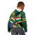 Custom South Africa Rugby Kid Hoodie 2024 Go Springboks Mascot African Pattern - Wonder Print Shop