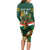 Custom South Africa Rugby Long Sleeve Bodycon Dress 2024 Go Springboks Mascot African Pattern - Wonder Print Shop