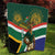 Custom South Africa Rugby Quilt 2024 Go Springboks Mascot African Pattern - Wonder Print Shop