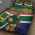 Custom South Africa Rugby Quilt Bed Set 2024 Go Springboks Mascot African Pattern - Wonder Print Shop