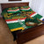 Custom South Africa Rugby Quilt Bed Set 2024 Go Springboks Mascot African Pattern - Wonder Print Shop