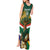 Custom South Africa Rugby Tank Maxi Dress 2024 Go Springboks Mascot African Pattern - Wonder Print Shop