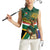 Custom South Africa Rugby Women Sleeveless Polo Shirt 2024 Go Springboks Mascot African Pattern