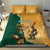 Personalised South Africa And Australia Rugby Bedding Set 2024 Springboks Wallabies Mascots Together - Wonder Print Shop