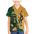 Personalised South Africa And Australia Rugby Family Matching Mermaid Dress and Hawaiian Shirt 2024 Springboks Wallabies Mascots Together - Wonder Print Shop