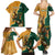 Personalised South Africa And Australia Rugby Family Matching Summer Maxi Dress and Hawaiian Shirt 2024 Springboks Wallabies Mascots Together - Wonder Print Shop