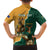 Personalised South Africa And Australia Rugby Hawaiian Shirt 2024 Springboks Wallabies Mascots Together - Wonder Print Shop