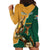 Personalised South Africa And Australia Rugby Hoodie Dress 2024 Springboks Wallabies Mascots Together - Wonder Print Shop