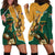 Personalised South Africa And Australia Rugby Hoodie Dress 2024 Springboks Wallabies Mascots Together - Wonder Print Shop