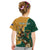 Personalised South Africa And Australia Rugby Kid T Shirt 2024 Springboks Wallabies Mascots Together - Wonder Print Shop