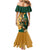 Personalised South Africa And Australia Rugby Mermaid Dress 2024 Springboks Wallabies Mascots Together - Wonder Print Shop