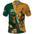 Personalised South Africa And Australia Rugby Polo Shirt 2024 Springboks Wallabies Mascots Together - Wonder Print Shop