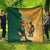 Personalised South Africa And Australia Rugby Quilt 2024 Springboks Wallabies Mascots Together