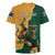 Personalised South Africa And Australia Rugby Rugby Jersey 2024 Springboks Wallabies Mascots Together