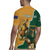 Personalised South Africa And Australia Rugby Rugby Jersey 2024 Springboks Wallabies Mascots Together