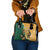 Personalised South Africa And Australia Rugby Shoulder Handbag 2024 Springboks Wallabies Mascots Together